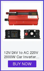 2000 Вт DC 12 В к AC 220 В USB автомобильный инвертор зарядное устройство конвертер адаптер DC 12 к AC 220 модифицированный синусоидальный волновой трансформатор