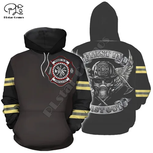 Hoodies Мужская толстовка унисекс в стиле Харадзюку, США, пожарный рисунок, 3d принт, толстовка в американском стиле, на молнии, wo, Мужской пуловер, уличная куртка, спортивный костюм X5 - Цвет: Hoodies