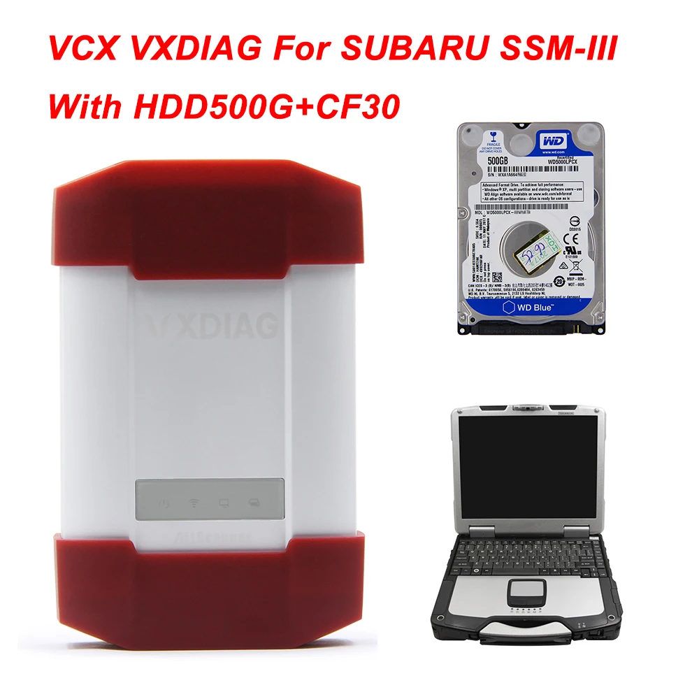 Для SUBARU SSM-III V2018.10 VXDIAG VCX PLUS Wifi OBD OBD2 автомобильный диагностический инструмент для Subaru OBD2 Wi-Fi сканер J2534 SSM3