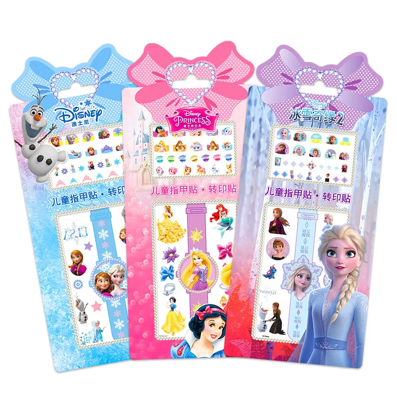 Игрушки для макияжа Холодное сердце 2 Эльза и Анна наклейки ногтей Дисней