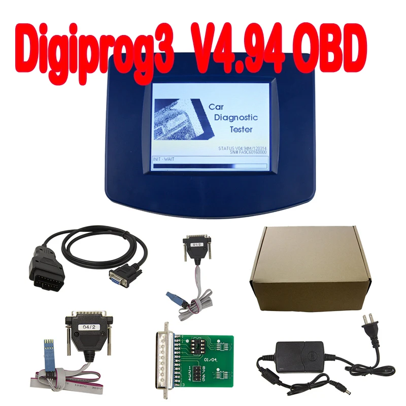 HOT! Digiprog 3 v4.94 OBD Version ECU Programmer Digiprog III OBD2 ST01 ST04 Cluster Calibration digiprog-3 Car Repair Tool
