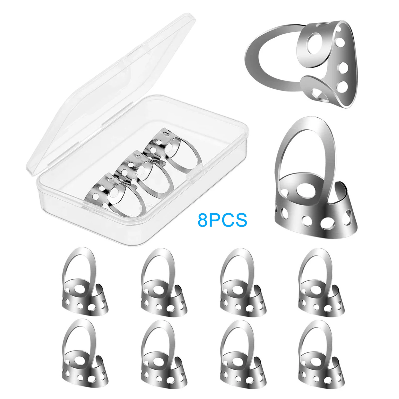 

Dobro Adjustable Size Plectrums Bass Thumb Practice Practical Accessories Musical Instrument Stainless Steel Guitar Finger Pick