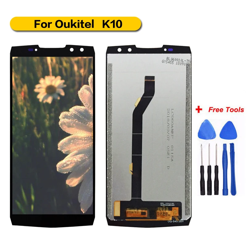 6 0 дюймов для OUKITEL K10 ЖК-дисплей + сенсорный экран 100% оригинал протестированное