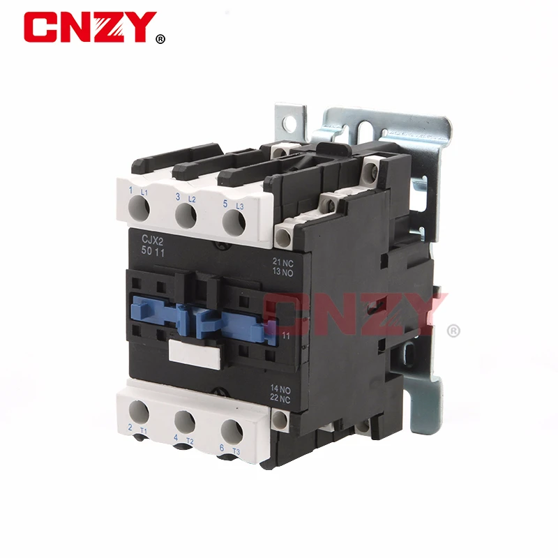 

CJX2-5011 LC1 AC Contactor 50A 3 Phase 3-Pole Coil Voltage 380V 220V 110V 36V 24V Din Rail Mount 3P+1NC+1NC Factory Wholesale