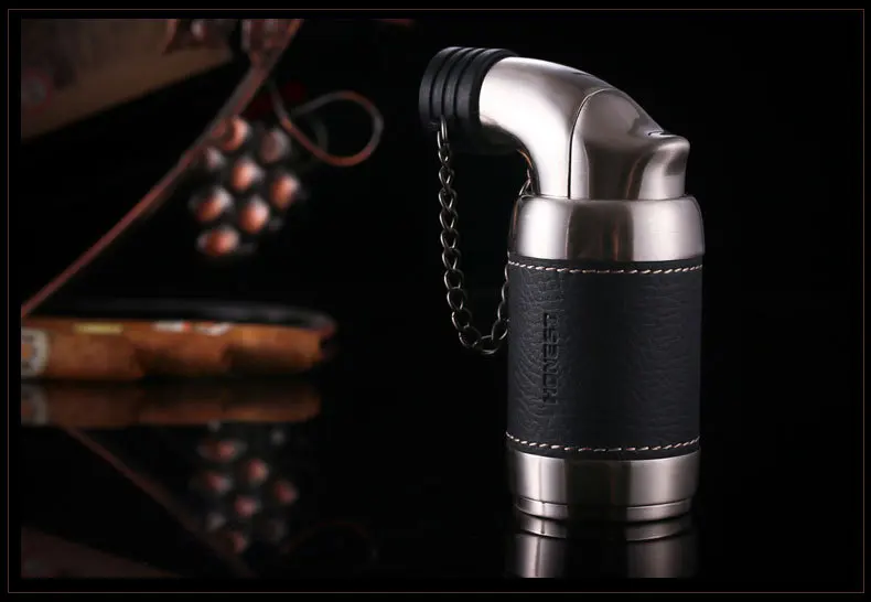 2019 Новый факел турбо Зажигалка металлическая Бутановая газовая сигарета 1300 C