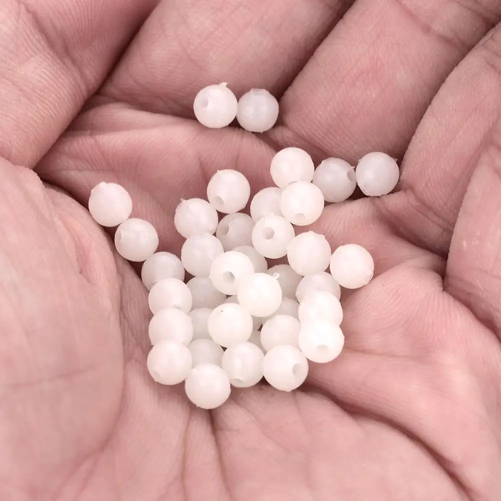 100 шт. рыболовная Ночная Рыбалка Поплавки бусины приманки мячи приманка