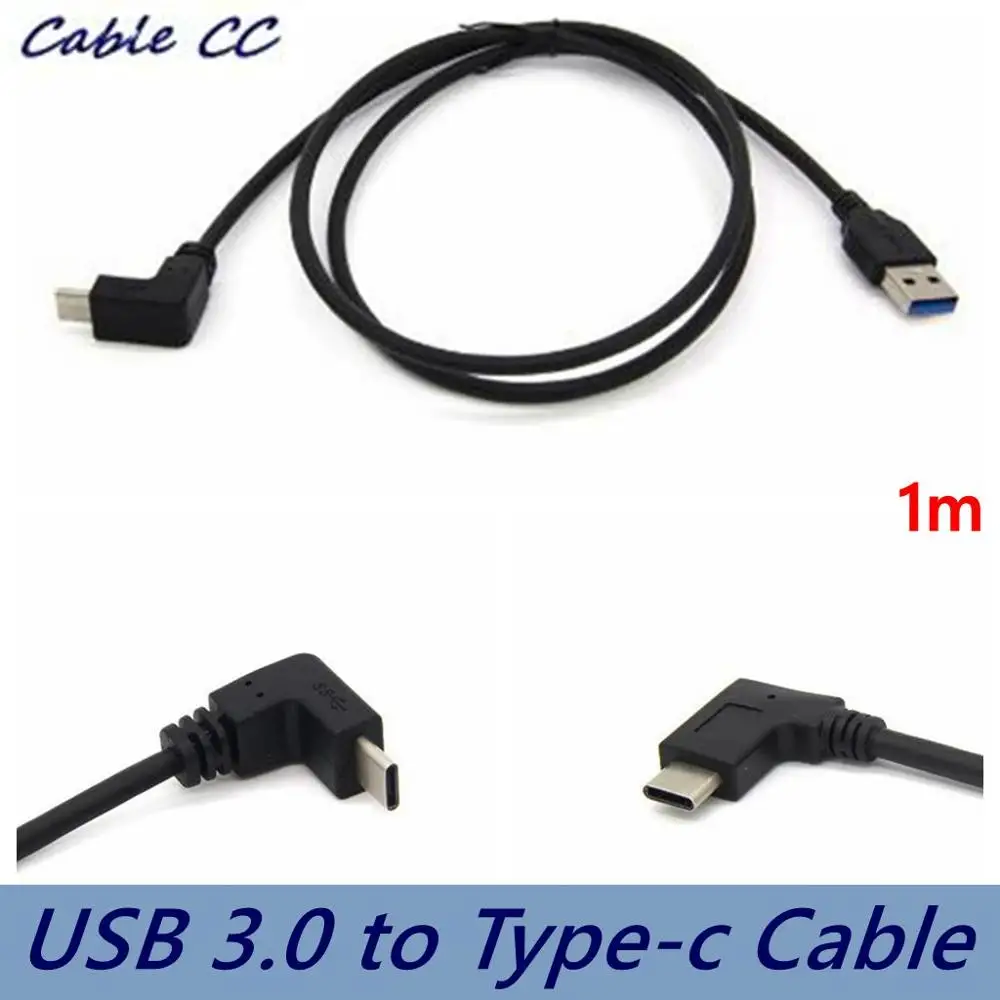 

Кабель USB 3,0 типа C 90 градусов для Samsung USB-C type-C адаптер для быстрой зарядки USB кабель Тип C USB кабель лучшего качества