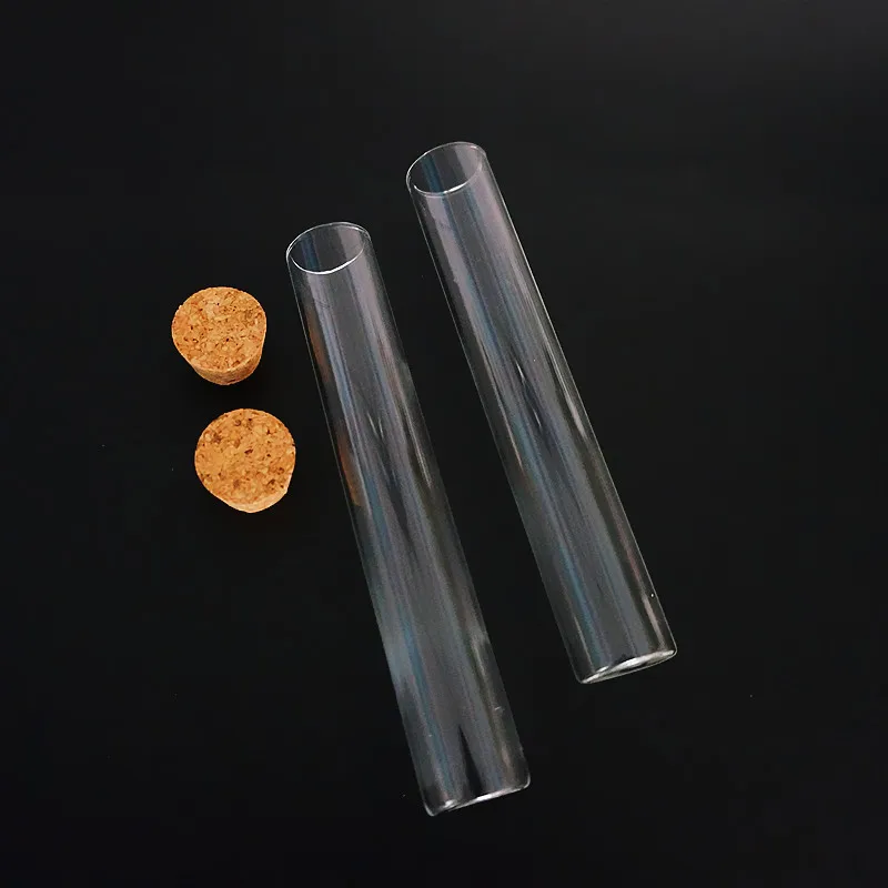 6 шт./лот 25x150 мм стеклянные плоские пробирки с пробкой для различных