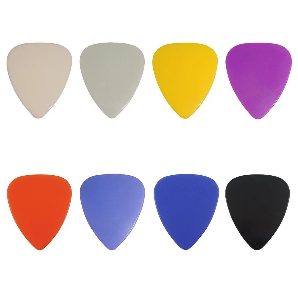 

Assorted Colours Guitar Part Accessories 0.8mm Folk Guitar Picks Plectrums Lightweight Musical Instruments Accessories