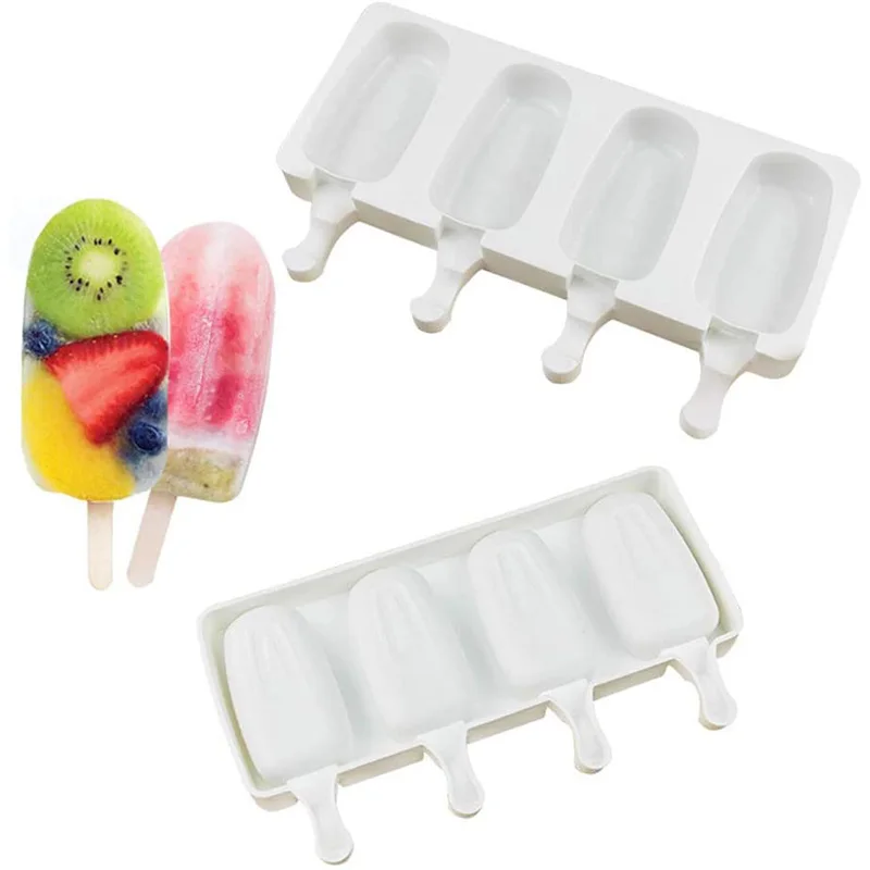 

4 Hole Silicone Ice Cream Mould Cake Mould DIY Cake Mould Ice Cream Small