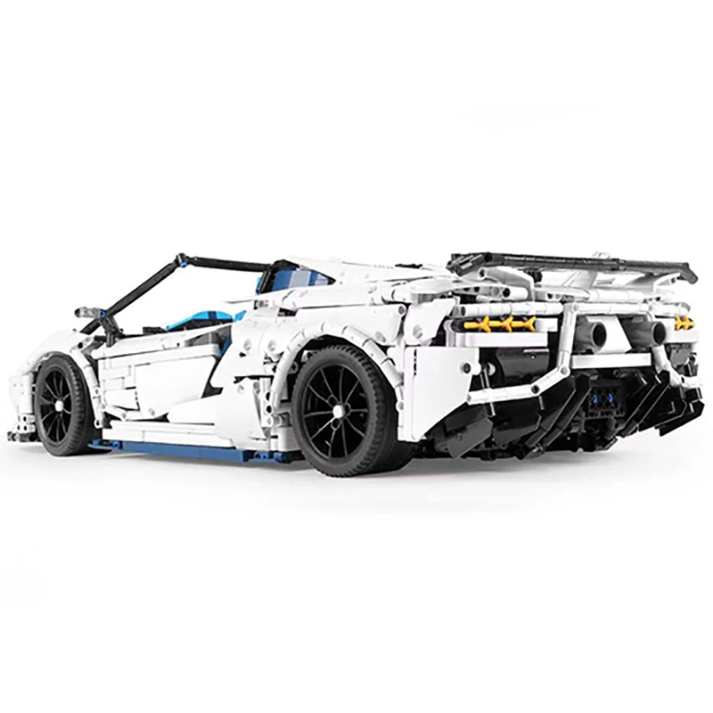 

MOC-17698 High-Tech Lamborghinied Aventador SVJ Roadster 1:8 Model Building Blocks Bricks Creative Super Sport Car Toys for Kid