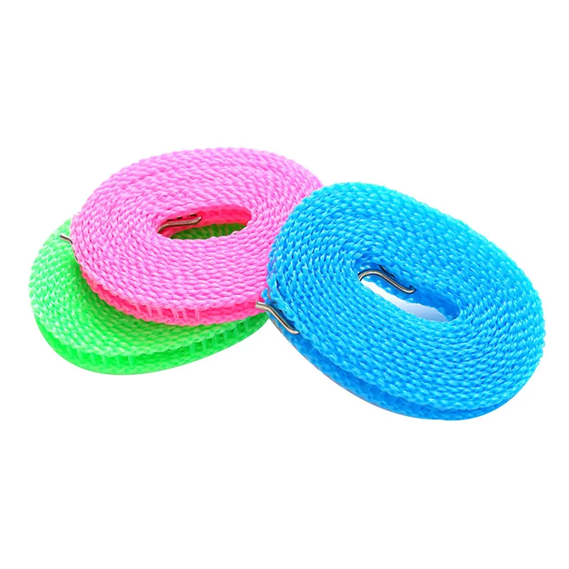 Нейлоновая веревка для белья путешествий на открытом воздухе Нескользящая