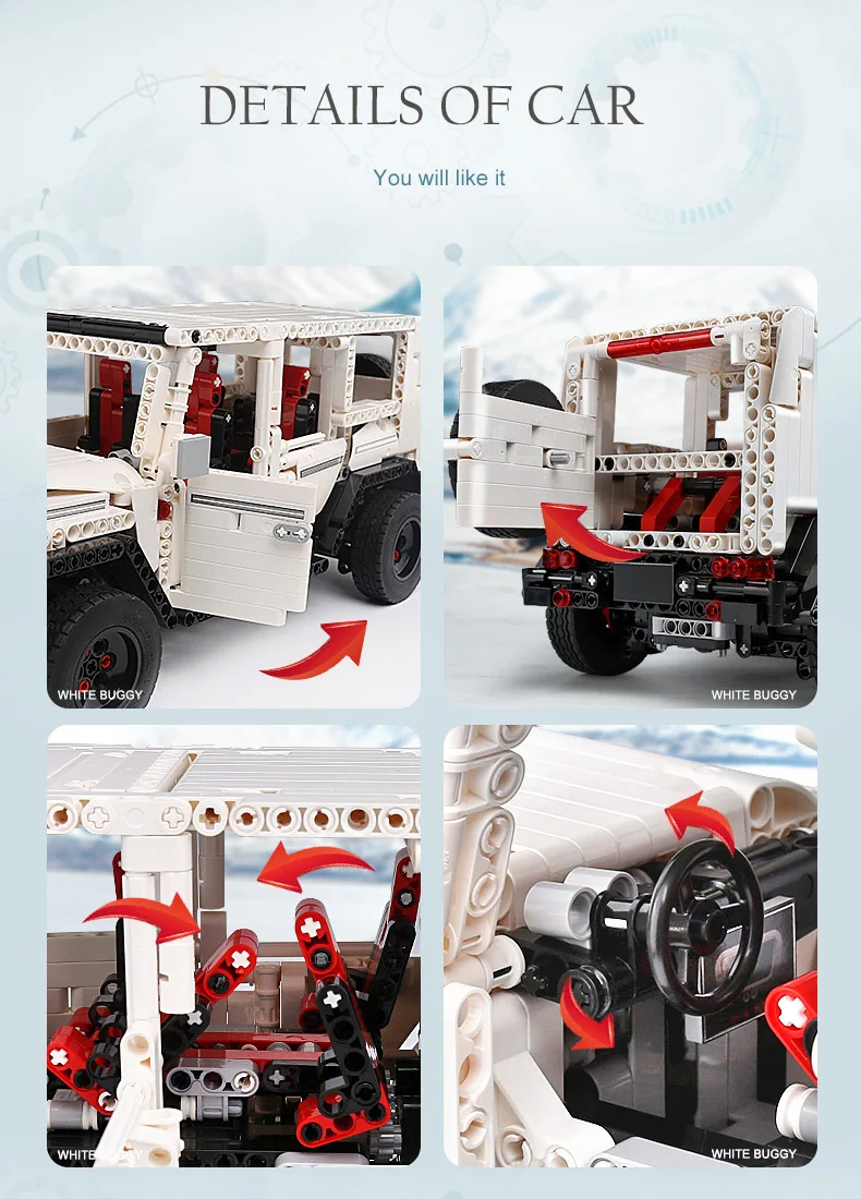 DHL Yeshin Technic Машинки Игрушки 20100 G500 AWD вагон детские рождественские игрушки Сборная модель автомобиля подарки строительные блоки кирпичи