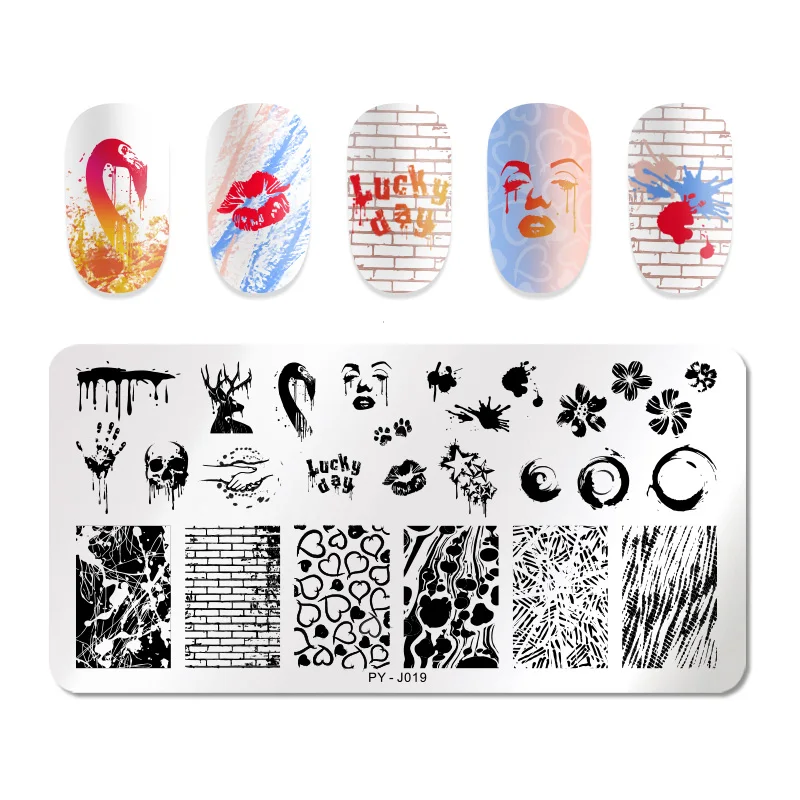 PICT YOU натуральные Цветочные растения листья лаванды гвозди для штамповки