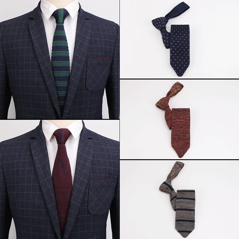 

Галстук вязаный Linbaiway, 7 см, для мужских костюмов, Галстуки Для Свадьба