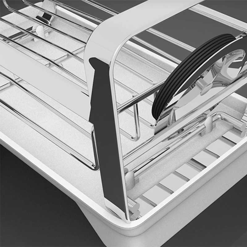 

Stainless Steel Sink Caddy Sink Organizer,Holds Sponge for Kitchen Sink with Dish Cloth Hanger Soap Holder Rack
