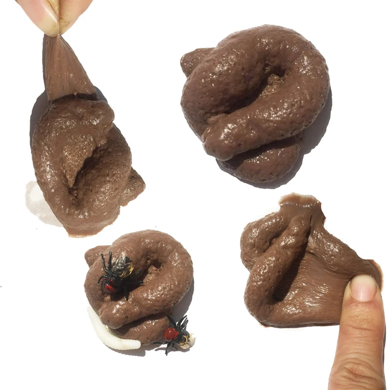 

Realistic Shit Gift Funny Toys Fake Poop Piece of Shit Prank Antistress Gadget Squishy Toy Joke Tricky Toys Turd Mischief