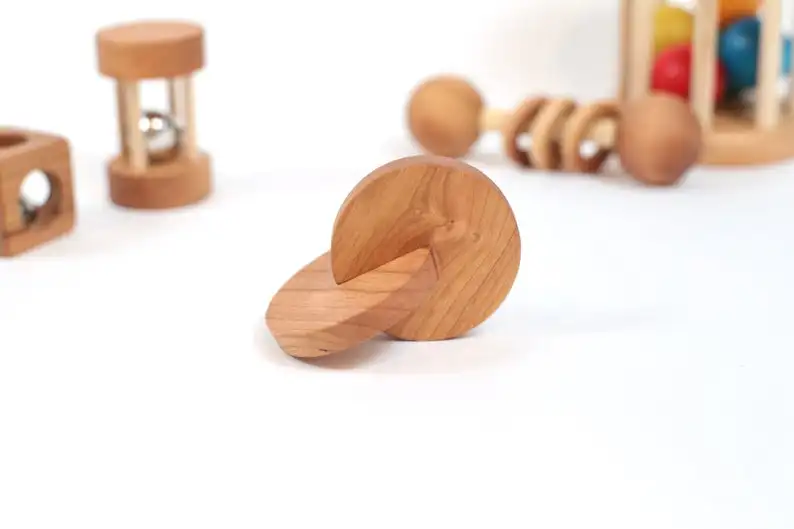 

Montessori 4-8 Month Baby Set of 5 Toys -- Montessori Infant Set -- 4-8 Month Motor Development Set