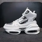 Женские кроссовки на платформе, повседневные спортивные кроссовки с высокой толстой подошвой, массивные кроссовки для тренировок, 2021