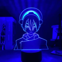 anima led night light avatar the last airbender toph beifong for home decor birthday gift touch sensor nightlight