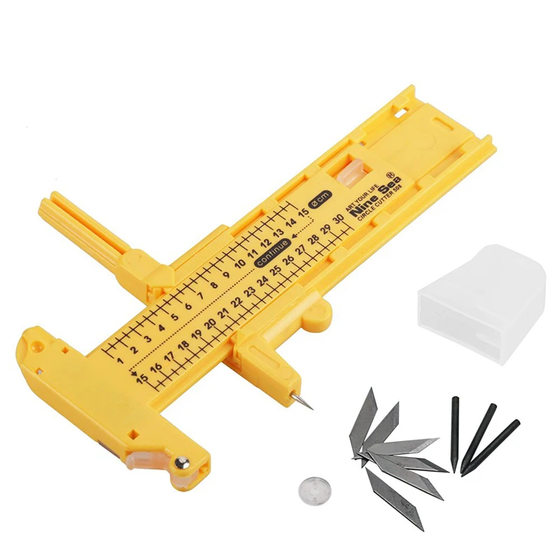 Нож Компас Nonvor Dafa для резки бумаги/пленки/кожи запасные лезвия из нержавеющей