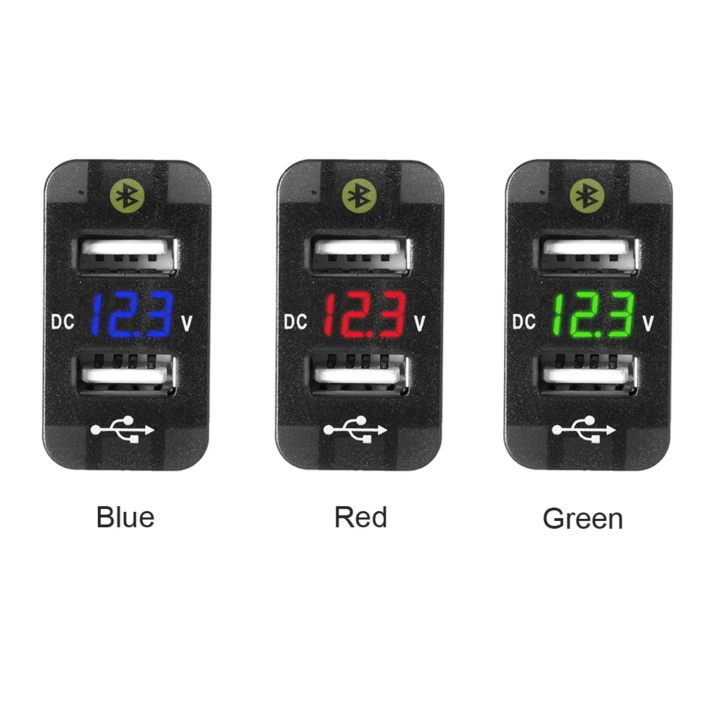 Новый DC 12 24V двойной USB Автомобильное зарядное устройство интерфейс для Suzuki