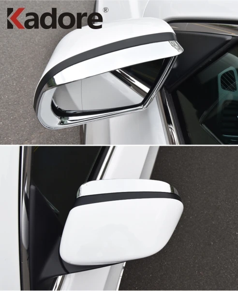 For Jeep Compass 2017 2018 2019 Chrome Car Styling Side Door Mirror Cover Rear View Trim Rain Guard Visor Shade Bezel Frame | Автомобили и