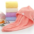 Бытовое быстросохнущее банное полотенце из микрофибры для сушки волос, быстросохнущее банное полотенце, мягкий тюрбан для женщин и мужчин, инструмент для купания