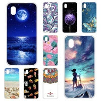 tpu cases for zte blade a3 2019 case silicone floral painted bumper for zte blade l8 a3 2019 5 0 inch phone cover soft fundas