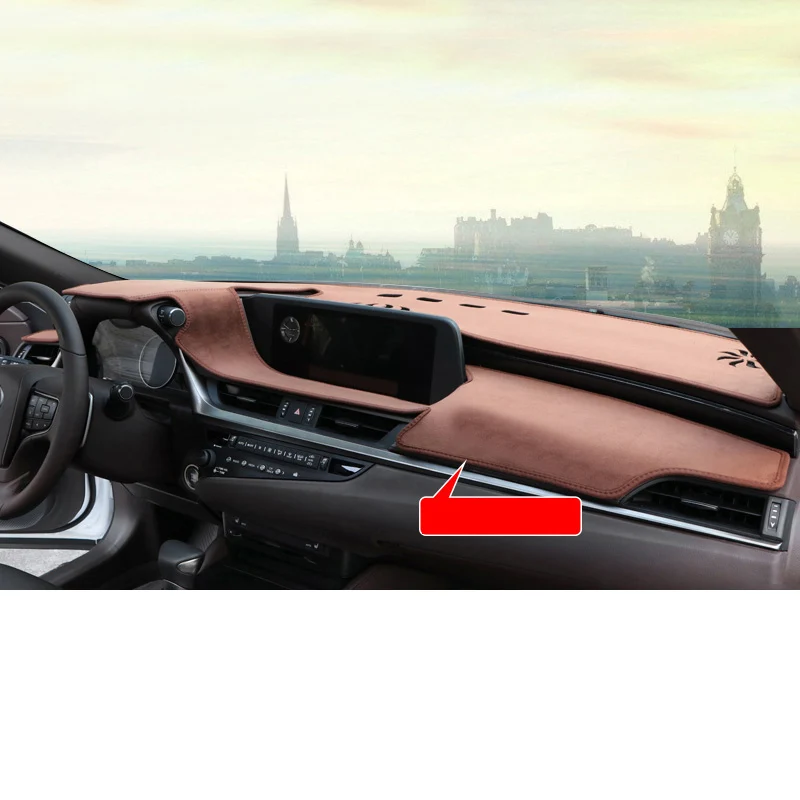 Lsrtw2017 для Lexus Es ES200 ES260 ES300h Приборная панель автомобиля солнцезащитный коврик теплоизоляция интерьерные аксессуары для формовки