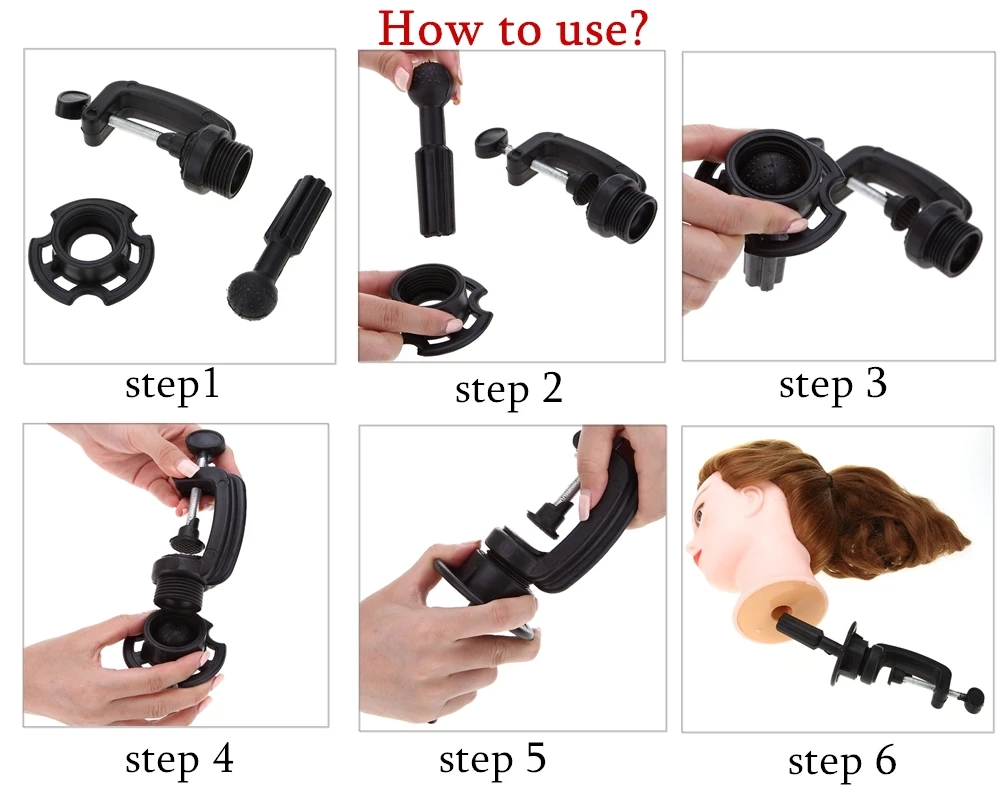 24 см регулируемый манекен модель обучения Парикмахерская головка держатель
