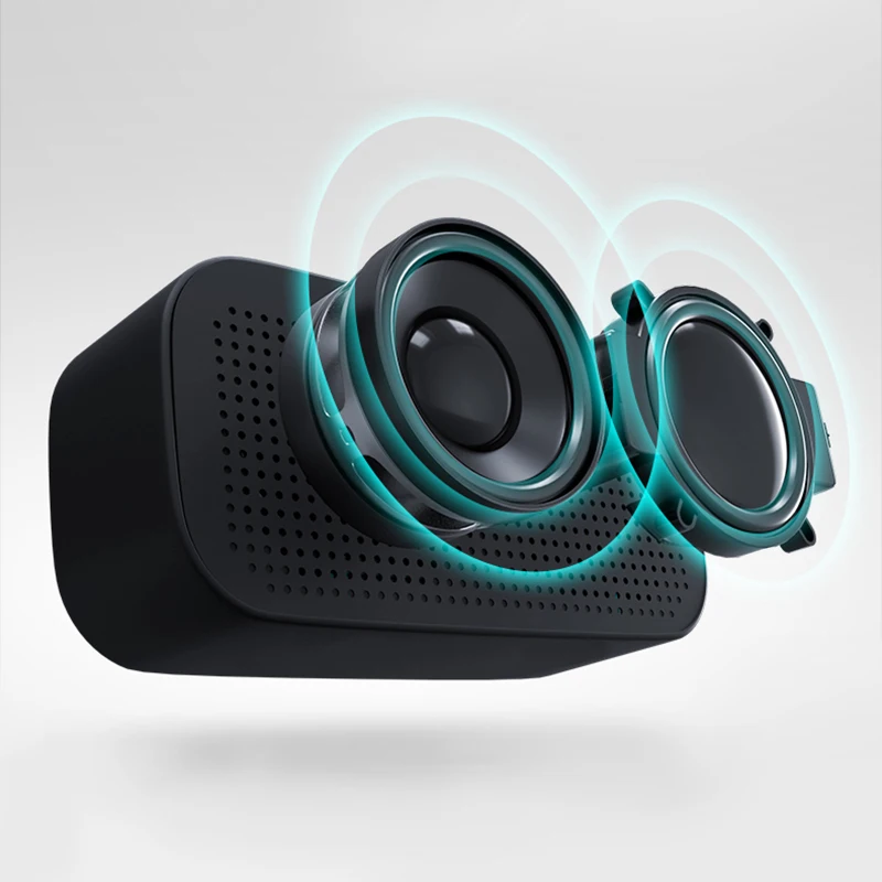 

Bluetooth Speaker with FM Radio LED Mirror Alarm Clock Subwoofer Music Player Snooze Desktop Clock Wireless