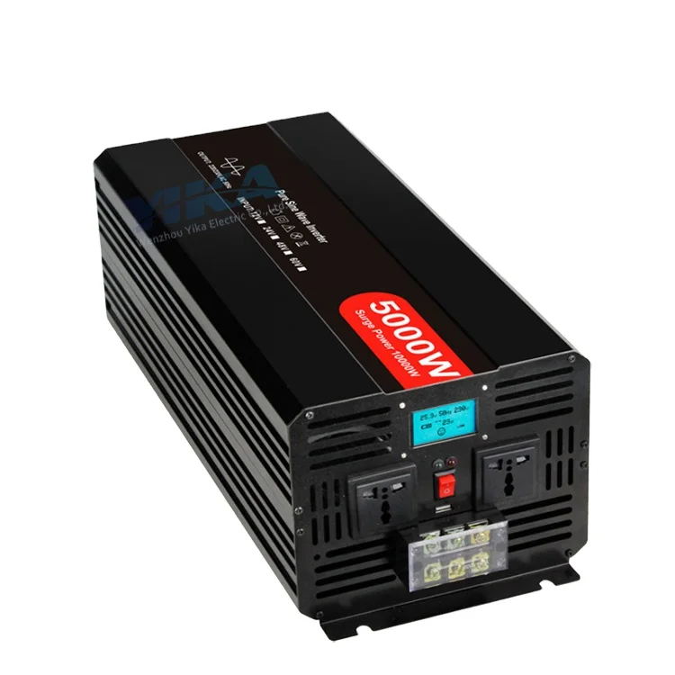 

Power Inverters 24V 220V 5000 Watt 12V 5KVA 5KW Off Grid Pure Sine Wave 5000W Inverter