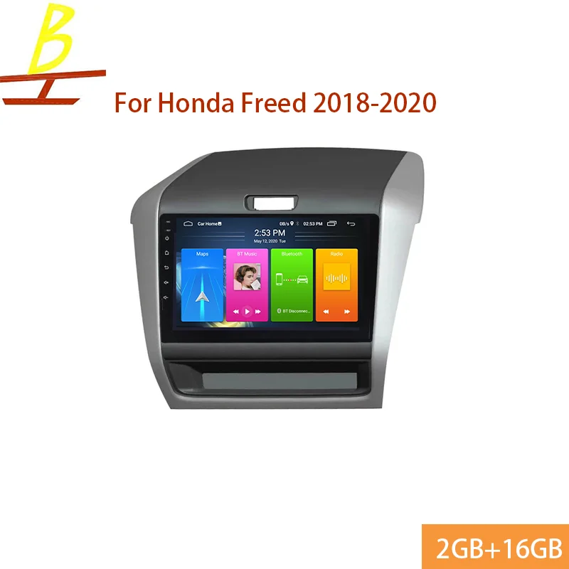 Автомобильный Радио мультимедийный плеер 2 din 9 &quotAndroid 10 Авто Навигация для Honda freed