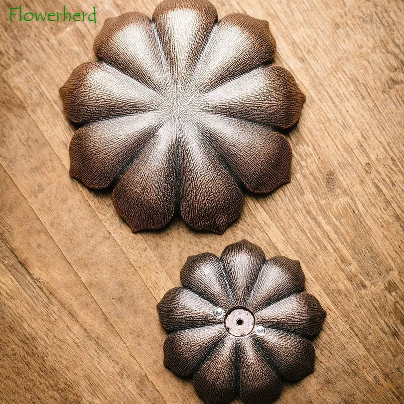 

Brass Lotus Incense Holder Incense Sticks Burner, Incense Ash Catcher Incense Burner Holder Zen Decor