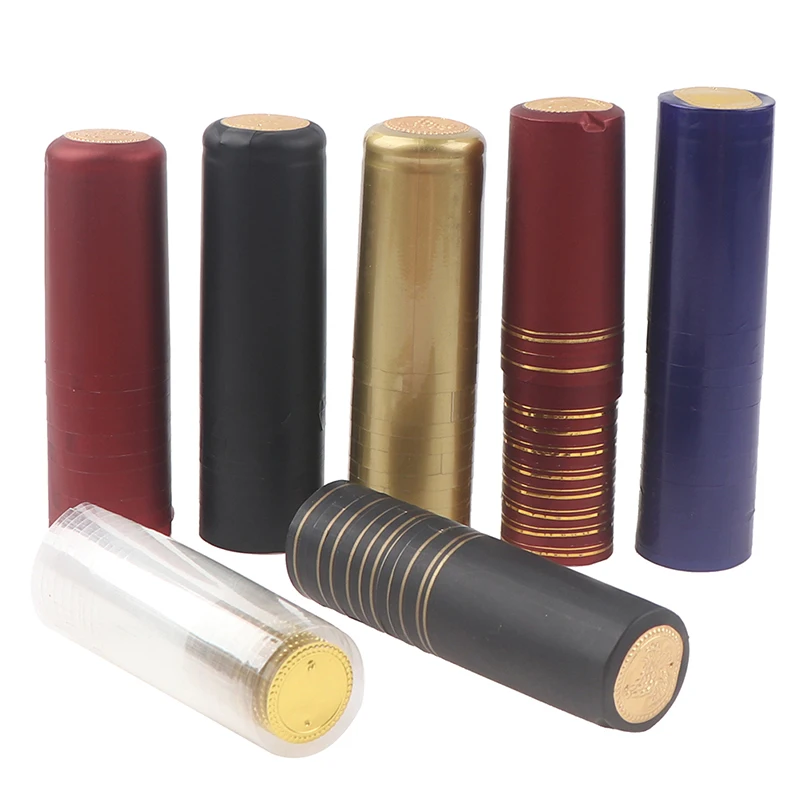 ПВХ термоусадочная крышка 10 шт./лот бар вечерние принадлежности для домашнего