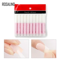 rosalind 10pclot nail glue professional nail art glue false tips acrylic nail accessories for rhinestones glue fake nails