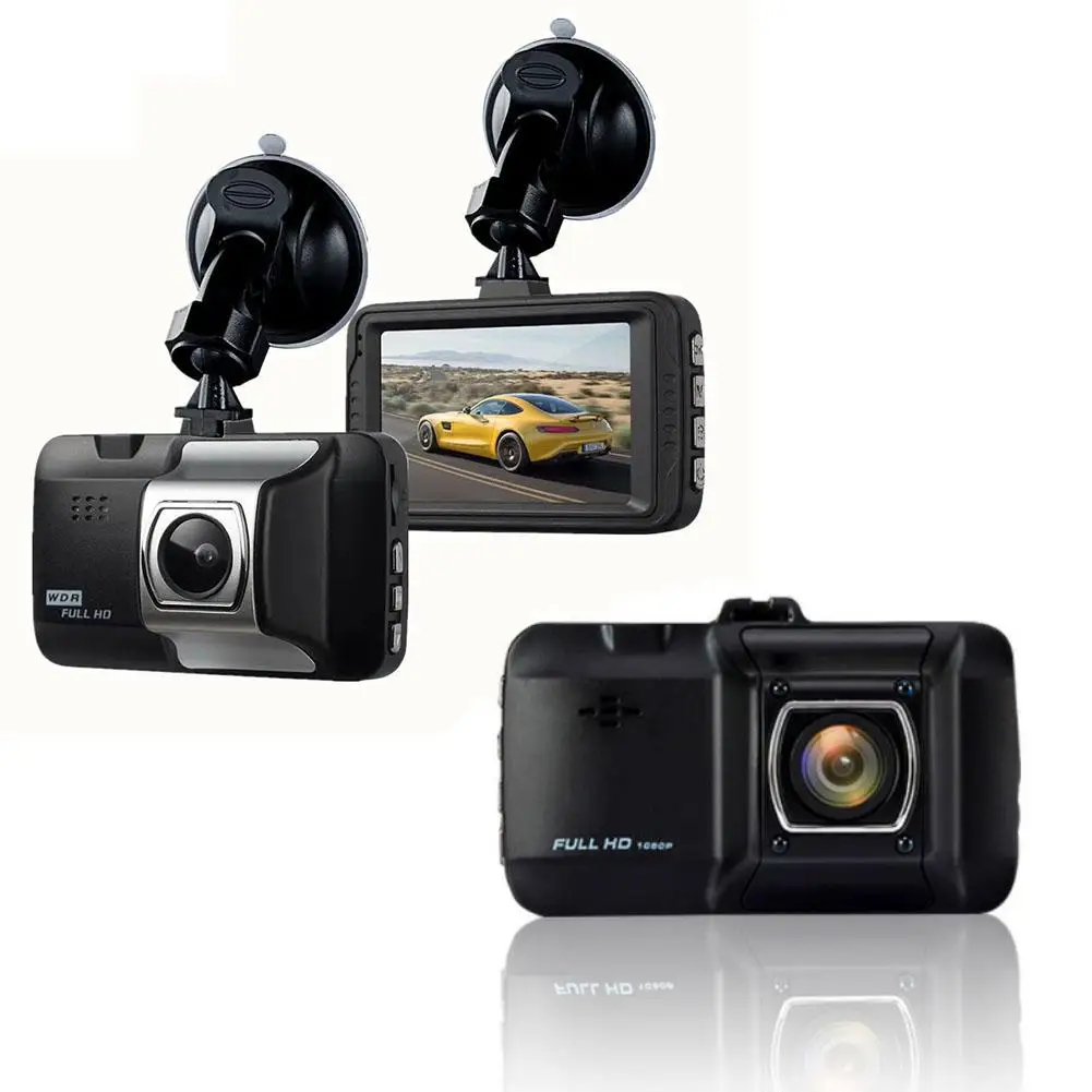 3 дюймовый Автомобильный видеорегистратор с широким углом обзора 170 градусов
