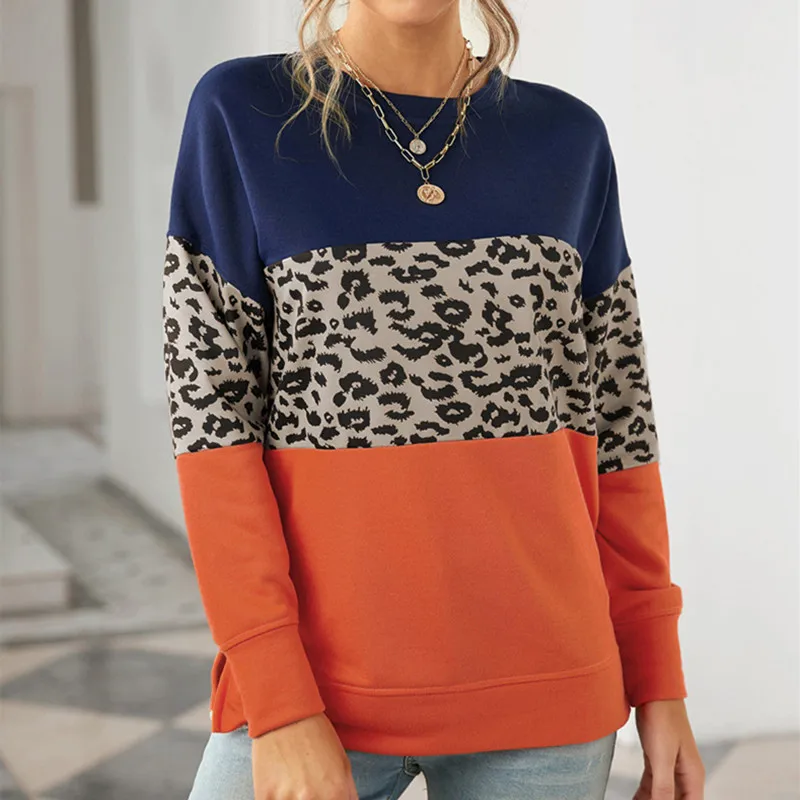 

Женская толстовка с круглым вырезом, Повседневная Свободная Толстовка большого размера d, S, XXL, весна-осень 2021