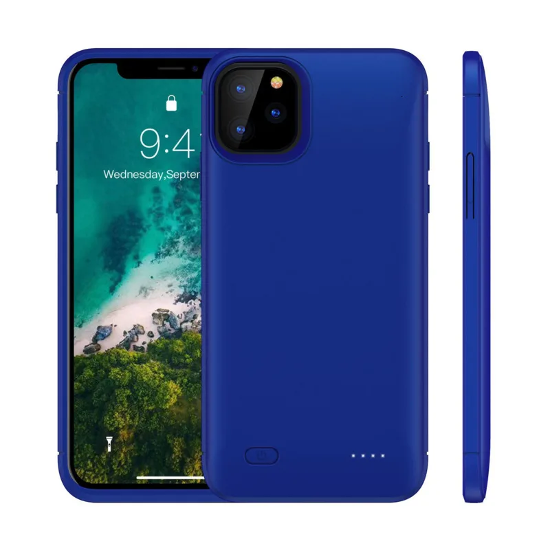 5200/6200 мАч чехол для батареи iPhone 11 Pro внешний аккумулятор зарядное устройство Max