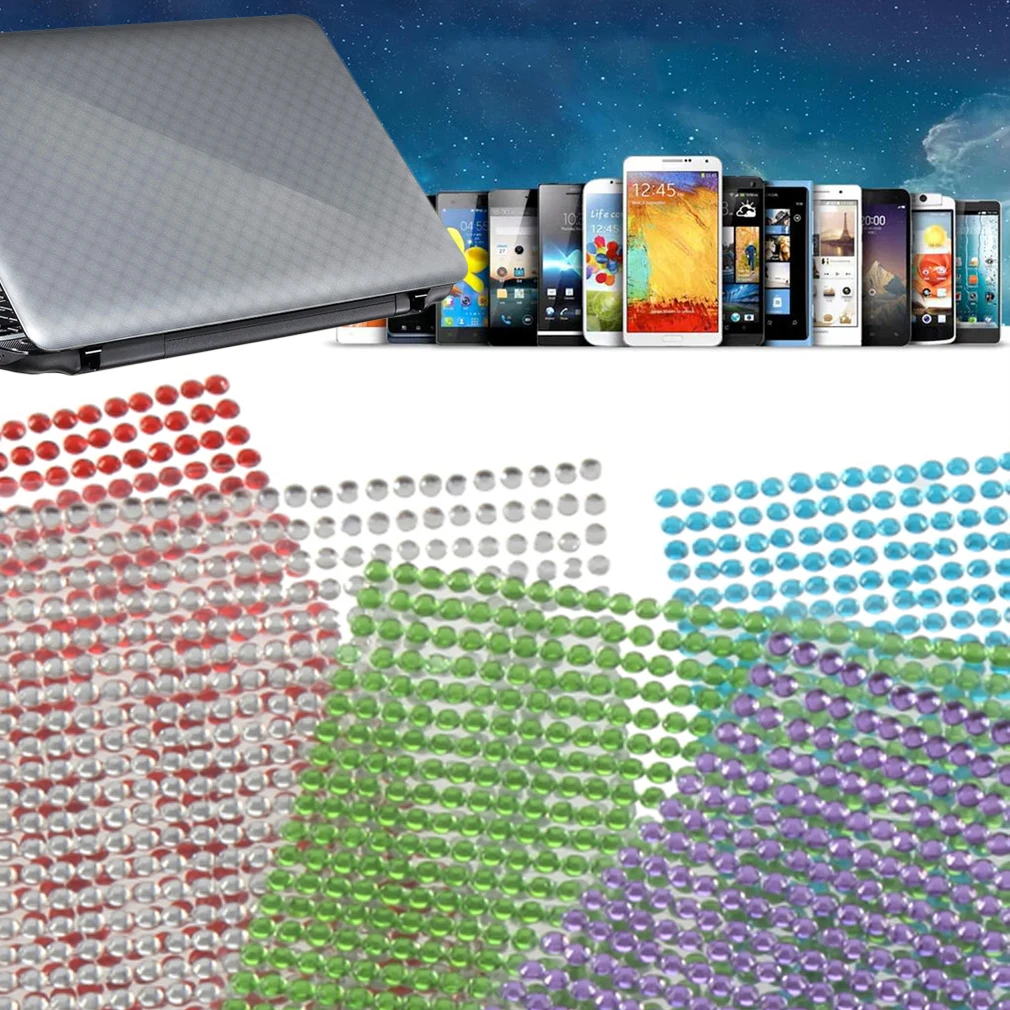 1 шт. 3 мм DIY искусственные бриллианты декоративные наклейки изысканное ремесло
