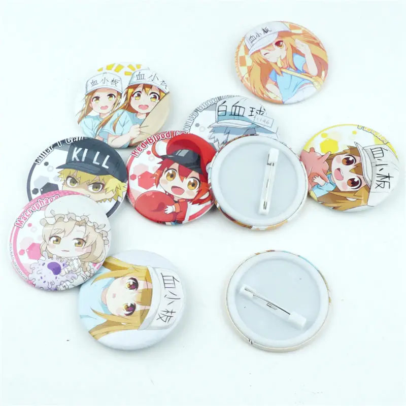 10 шт./компл. Мультяшные булавки в виде ячеек на работе милые заколки брошь