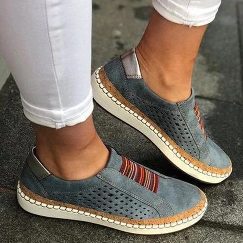 

Women Sneakers Flat Shoes Casual Fashion Wild Casual Tide Shoes Female Mesh Soft Breathable Women's Footwear For Ladies Sneaker