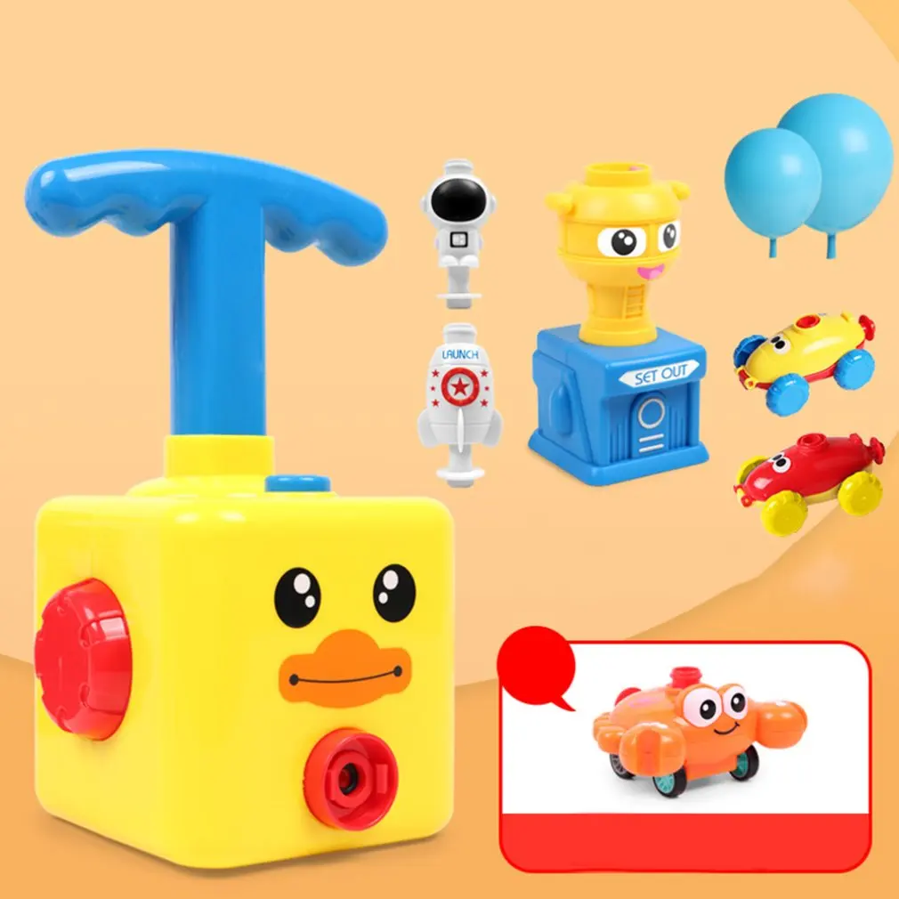 

Upgraded Version Balloon Powered Car Ball Launcher Toy Educational Toy Intellectual Function Toy For Children