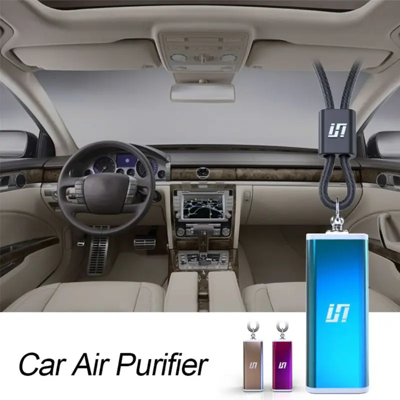 

Mini Car Air Purifier Filtered PM2.5 Smoke and Air Cleaner Captures Mold Dust