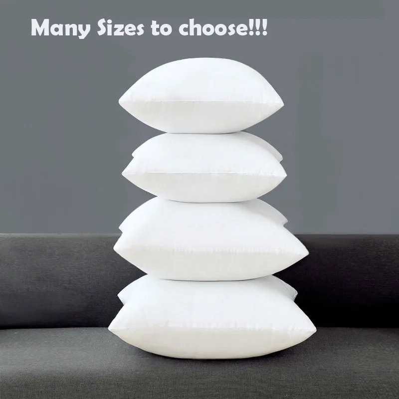 

Classic Solid Pure Cushion Core Funny Soft Head Pillow Inner PP Cotton Filler Customized Health Care Cushion Filling