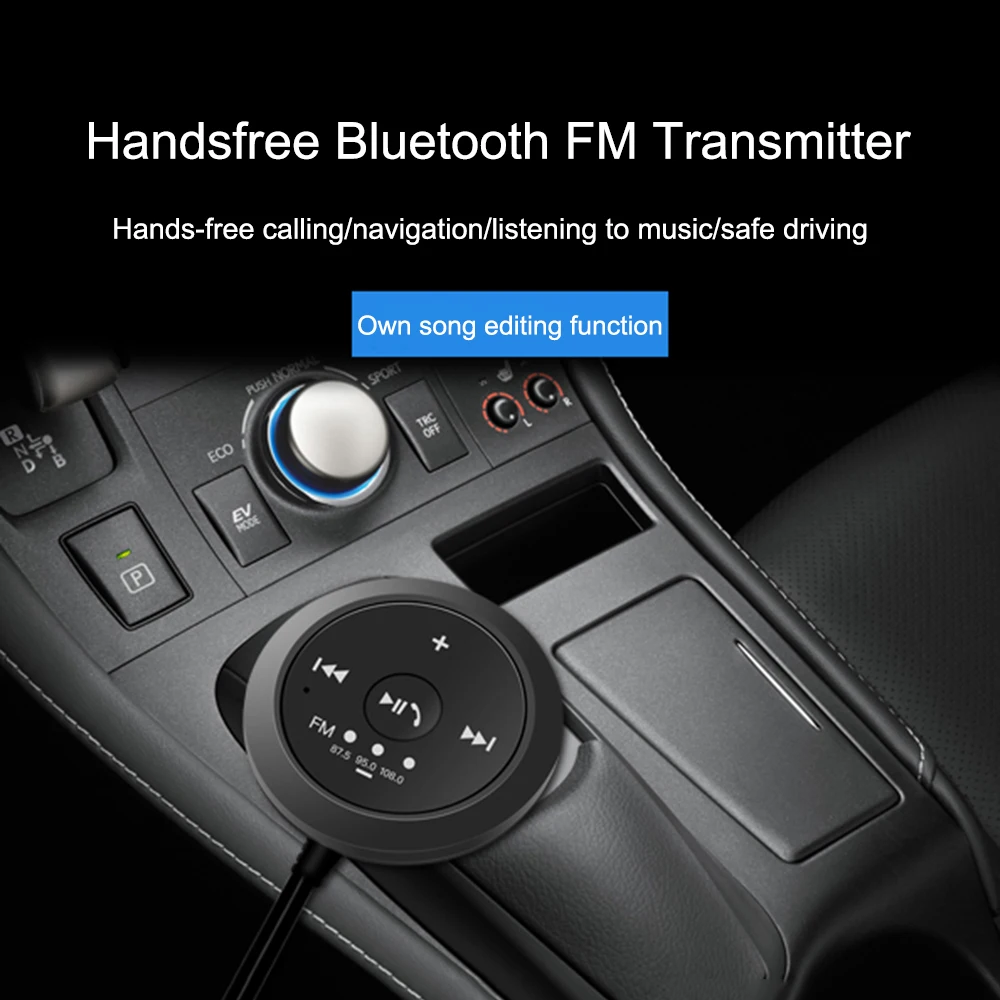 JINSERTA, fm-передатчик, адаптер, Bluetooth, автомобильный комплект, 3,5 мм, AUX, аудио приемник, поддержка, USB флеш-накопитель, воспроизведение музыки, для автомобилей 12 В, 24 В