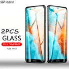 2 шт., Защитное стекло для Huawei Y5 2019 Y6 Y7 Y9 2019 Y9 Prime 2019