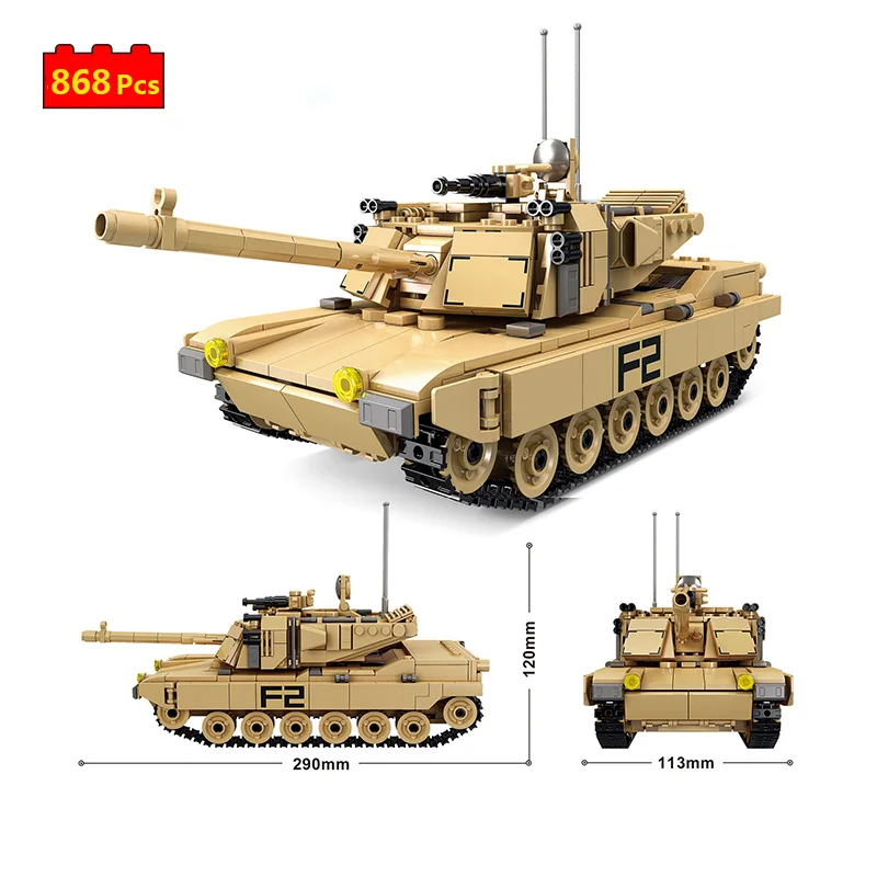 Военная серия США армированные силы M1A2 Abrams основной боевой танк самодельная