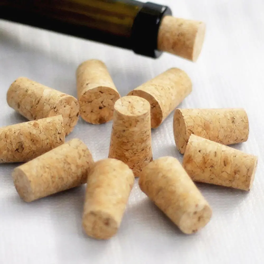 X10 натуральные конические пробки деревянные для бутылок вина пива булочки